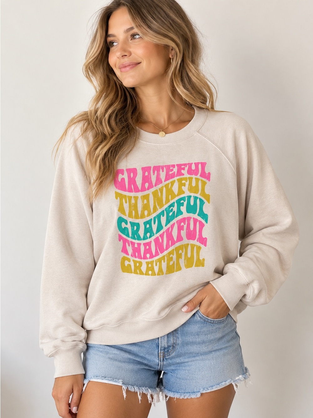 Altar’d State Cream  Sweatshirt size Medium